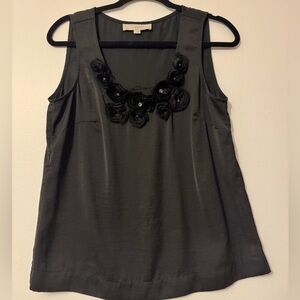 Loft Blouse with Flower Detail